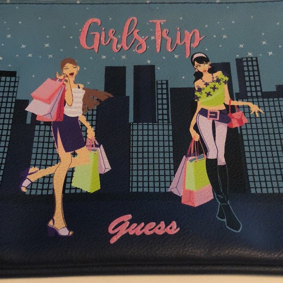 Guess Clutch Bag with Zip Top - Picture 4 of 11